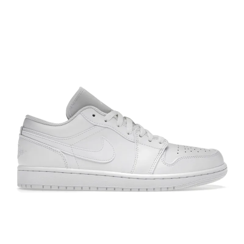 Jordan 1 Low Triple White - 44.5