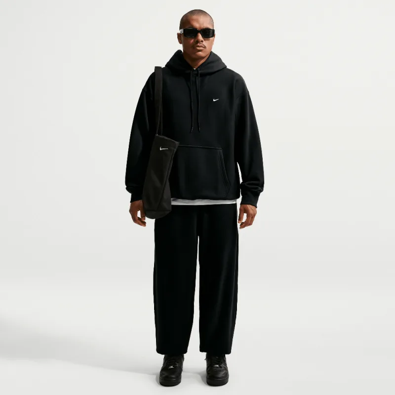 Nike Solo Swoosh Men's Pullover Hoodie Black/Black/White - XL