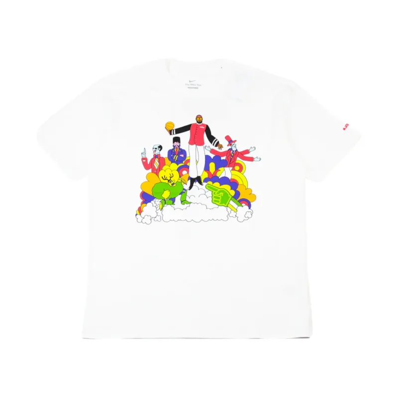 Nike LeBron James Heat Wave T-shirt White - S