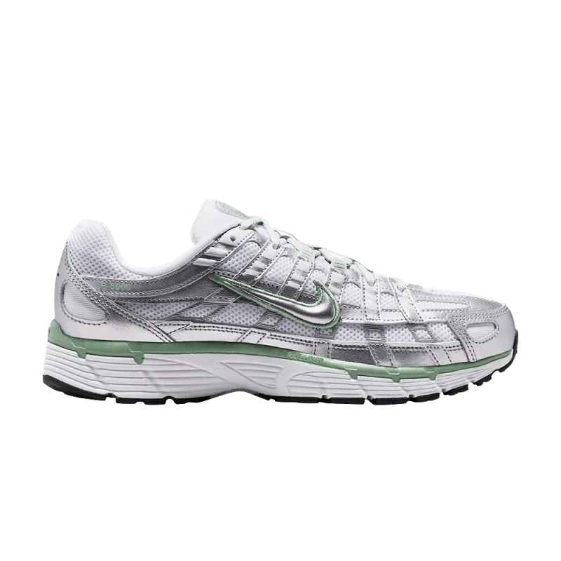 Nike P-6000 Metallic Silver White Steam (Women's) - 38.5