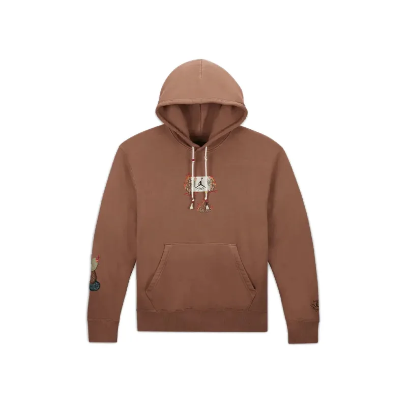 Travis Scott x Jordan Flight Graphic Hoodie Archaeo Brown - S