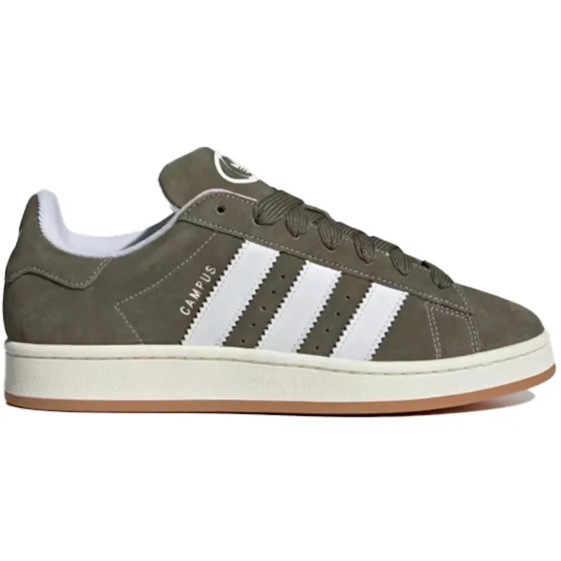 adidas Campus 00s Olive Strata White Gum - 35.5
