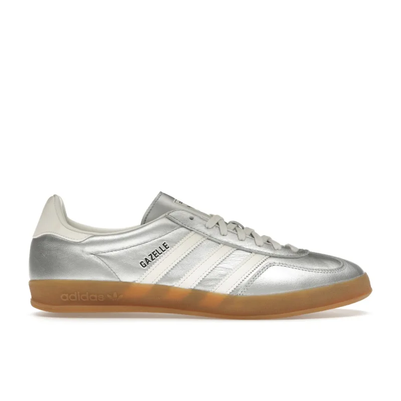 adidas Gazelle Indoor Silver Metallic Core White - 44