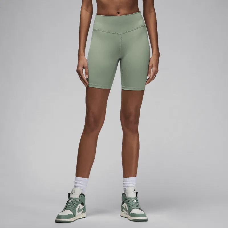 Jordan Sport Women's High-Waisted 7" Bike Shorts Jade Smoke/White - XS
