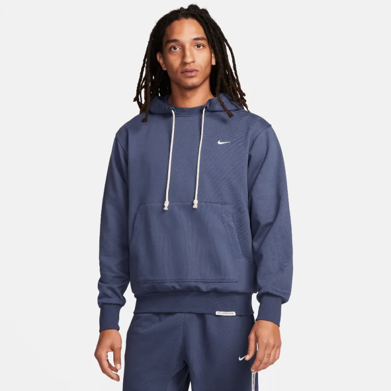 Nike Standard Issue Men's Dri-FIT Pullover Basketball Hoodie Thunder Blue/Pale Ivory - L