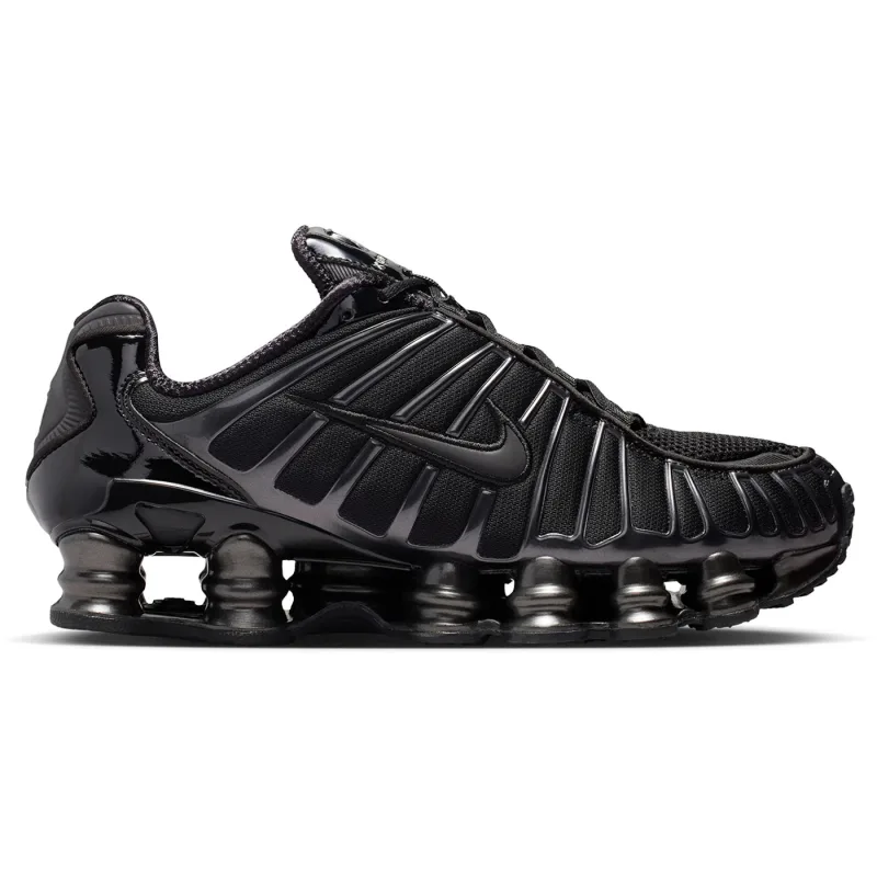Nike Shox TL Black Metallic Silver (Women's) - 37.5