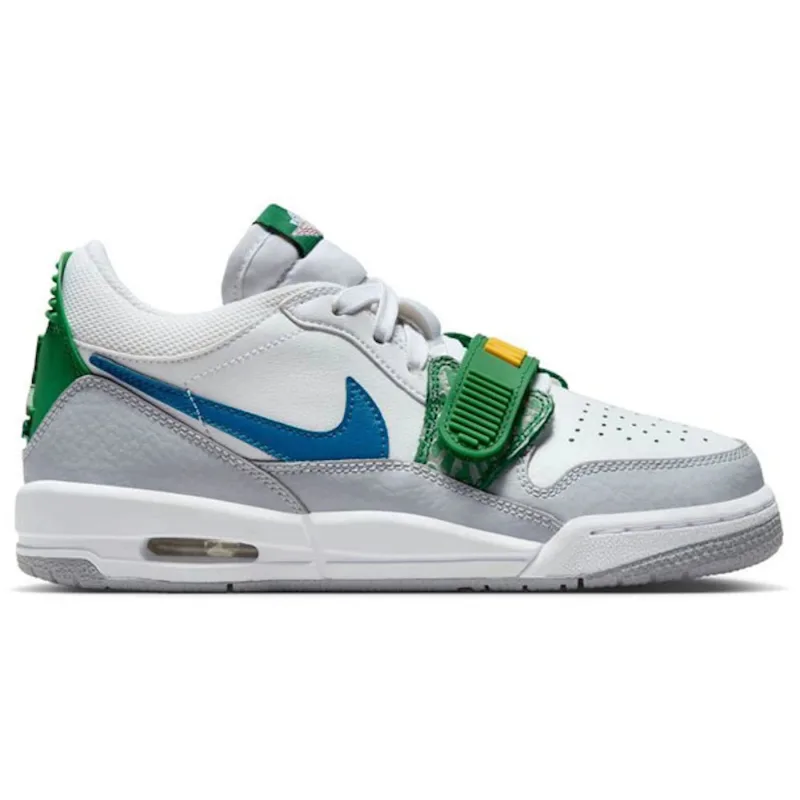 Jordan Legacy 312 Low White Pine Industrial Blue (GS) - 36.5