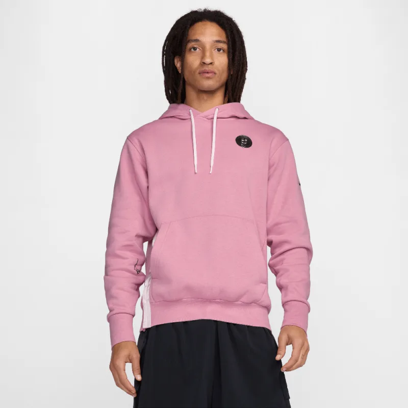 Sabrina Fleece Basketball Hoodie Elemental Pink/Pink Foam/Black - XL