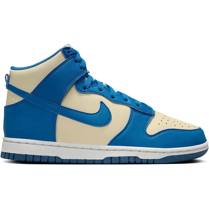 Nike Dunk High Next Nature Light Khaki Star Blue (Women's) - 37.5