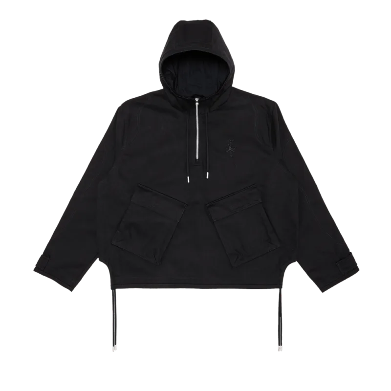Air Jordan x Travis Scott 1/2-Zip Jacket 'Black' - S
