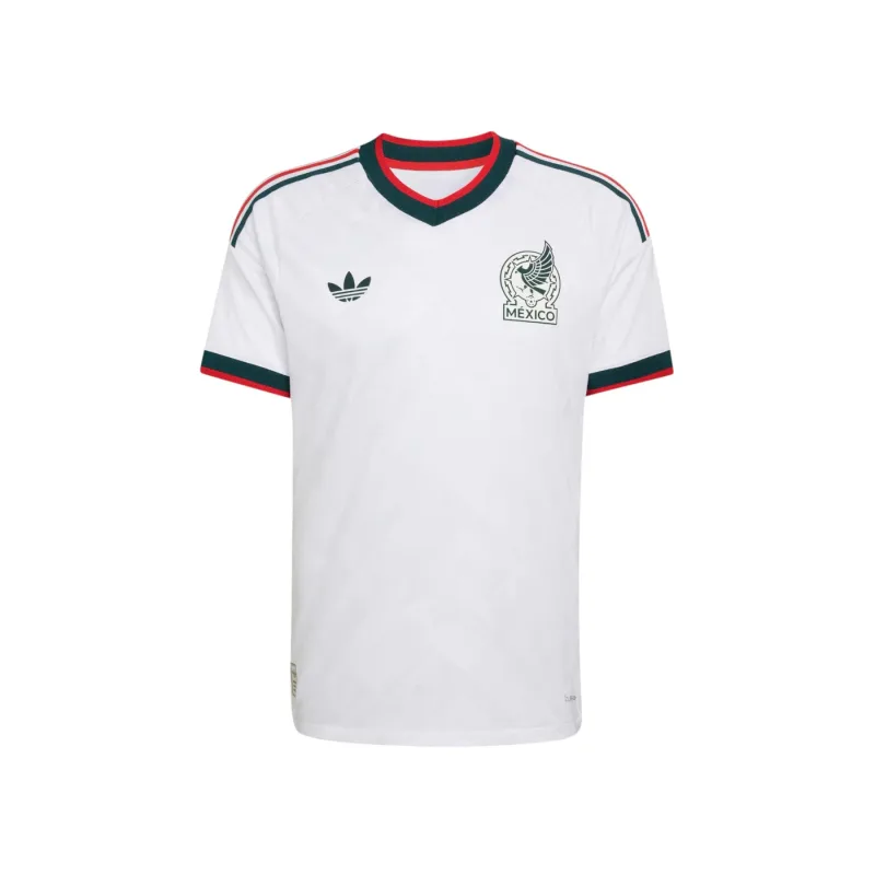 adidas Mexico 26 Away Authentic Jersey White - M
