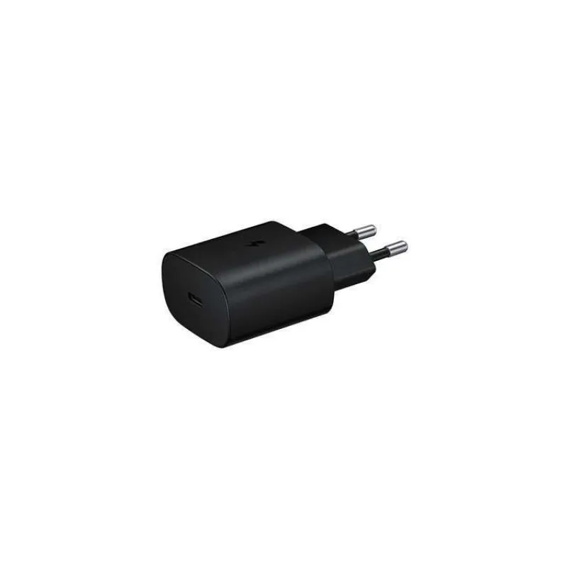 Samsung cestovná nabíjačka USB-C 25W, bez kábla, čierna, bulk (GP-PTU021SOABQ)