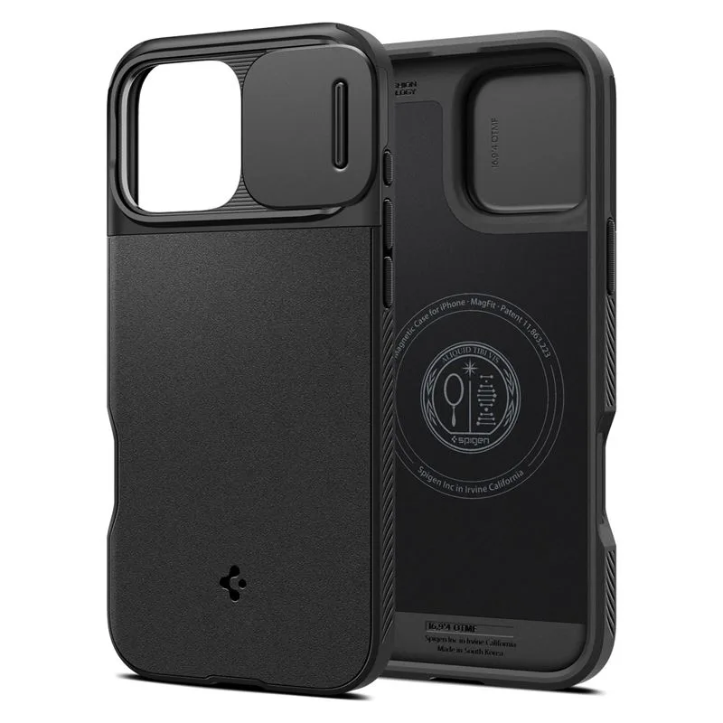 Spigen kryt Optik Armor Magsafe pre iPhone 16 Pro Max - Black ACS08015