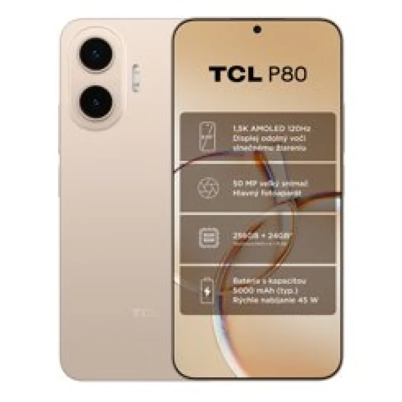 TCL P80 8/256GB Sunlit Gold T853K1-2BLCA112