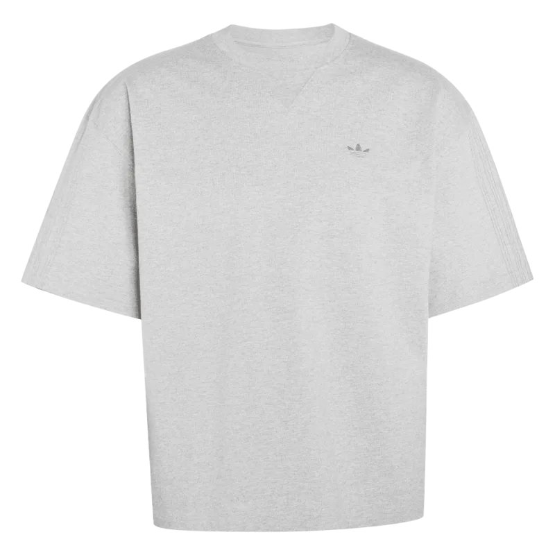 adidas Premium Essentials T-Shirt Medium Grey Heather - S