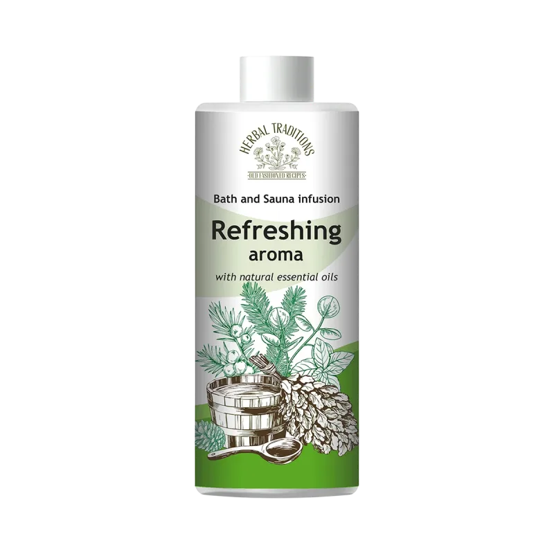 Herbal Traditions Osviežujúca aróma do kúpeľa, sauny a parného kúpeľa - 500 ml -
