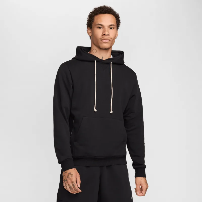 Nike Standard Issue Men's Dri-FIT Pullover Basketball Hoodie Black/Pale Ivory - L