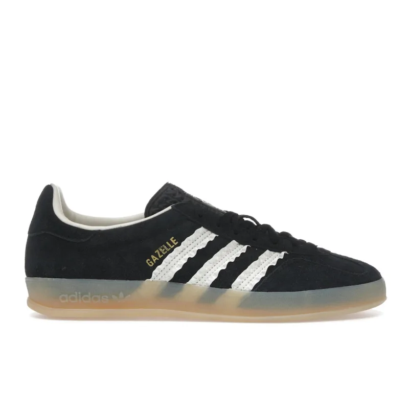 adidas Gazelle Indoor Core Black Cream White Gum (Women's) - 36