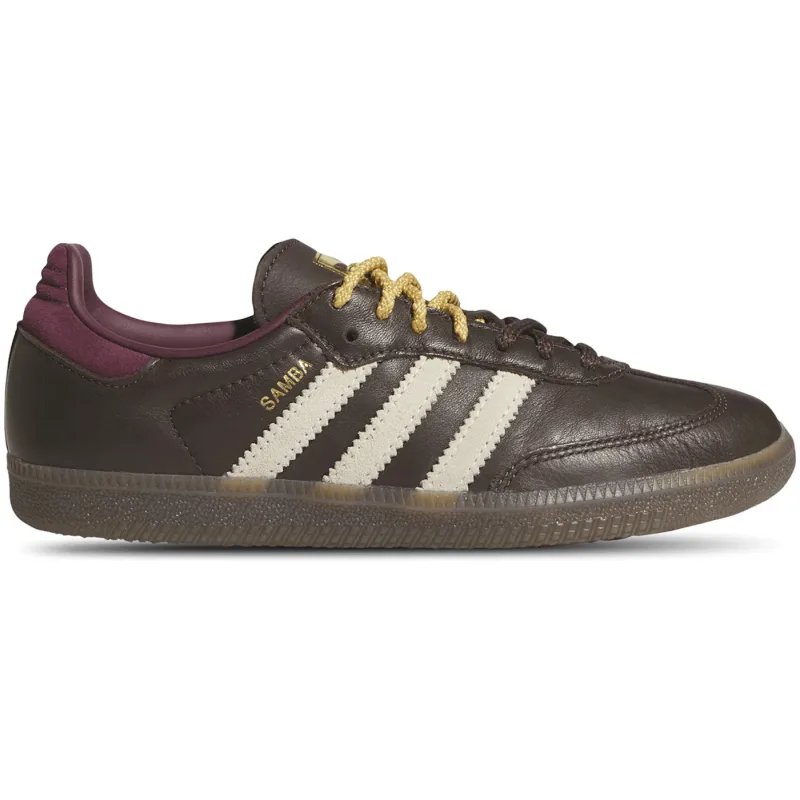 adidas Samba OG Brown Warm Vanilla Maroon (Women's) - 38