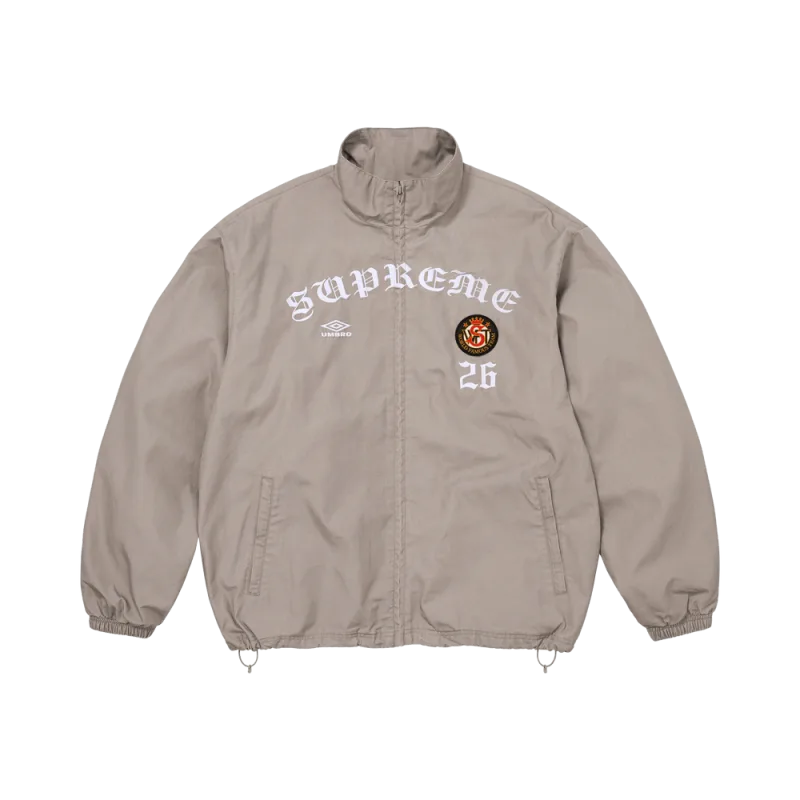 Supreme x Umbro Cotton Ripstop Track Jacket 'Grey' - M
