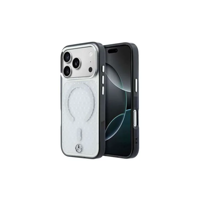 Mercedes PC/TPU Star Pattern MagSafe iPhone 18 Pro Max čierny (57983131958)