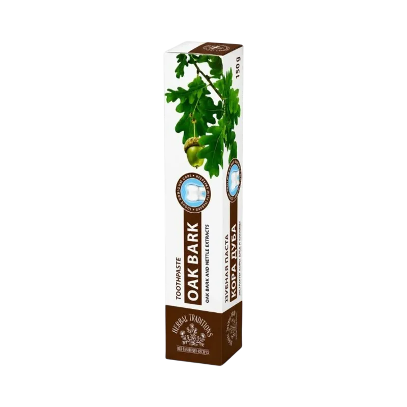 Herbal Traditions Zubná pasta s dubovou kôrou – 150 g –