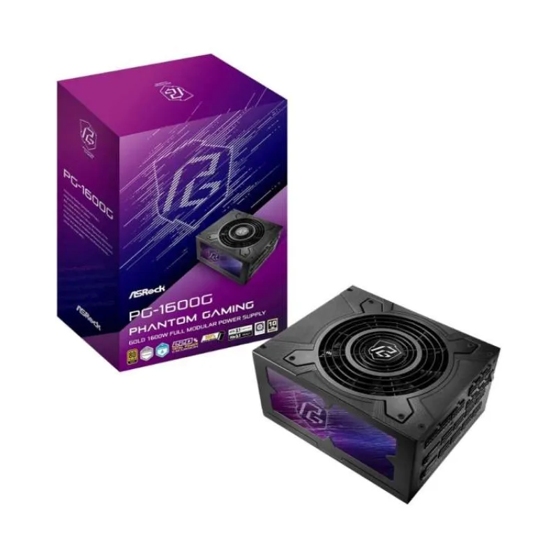 ASROCK zdroj PG-1600G,1600W, 80Plus Gold, 135 mm, ATX 3.1 (PG-1600G)