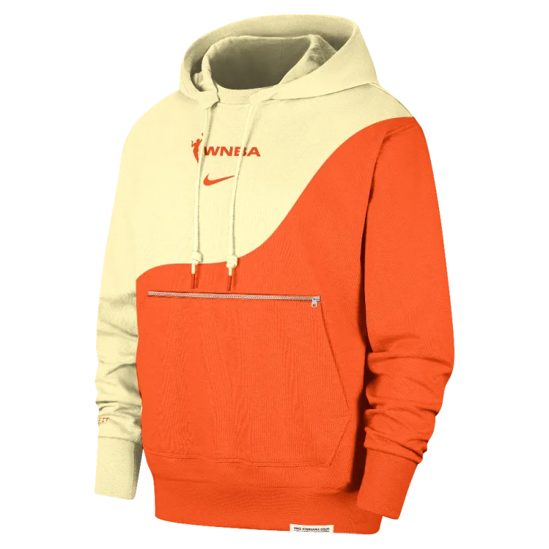 Team 13 Standard Issue Nike WNBA Basketball Hoodie Alabaster/Brilliant Orange/Pale Ivory/Brilliant Orange - L