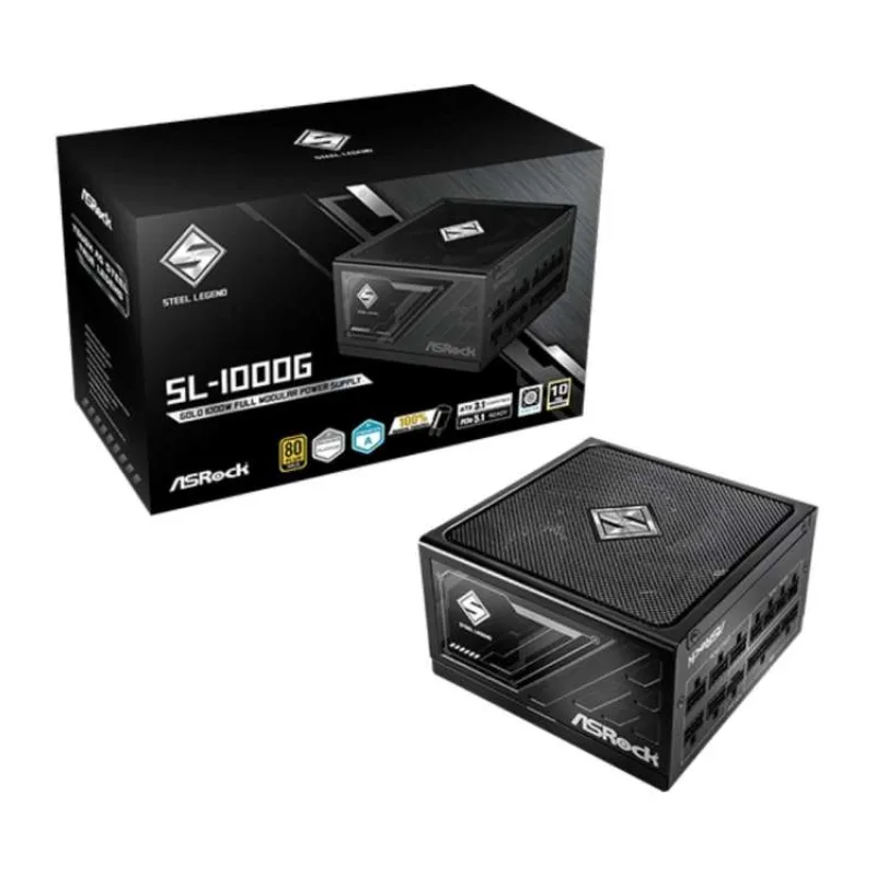 ASROCK zdroj SL-1000G,1000W, 80Plus Gold, 135 mm, ATX 3.1 (SL-1000G)
