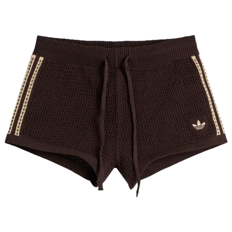 Adidas Crochet Shorts Aurora Coffee Magic Beige - XS