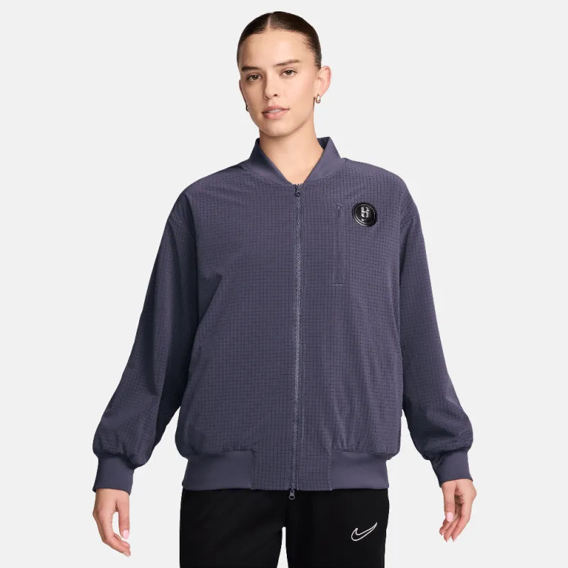 Sabrina Reversible Basketball Jacket Dark Raisin/Light Violet Ore/Washed Coral - L