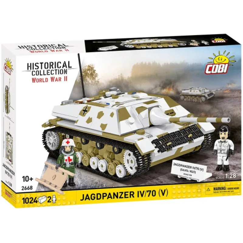 Cobi 2668 II WW Jagdpanzer IV/70 (V), 1:28, 1024 kostek, 2 f
