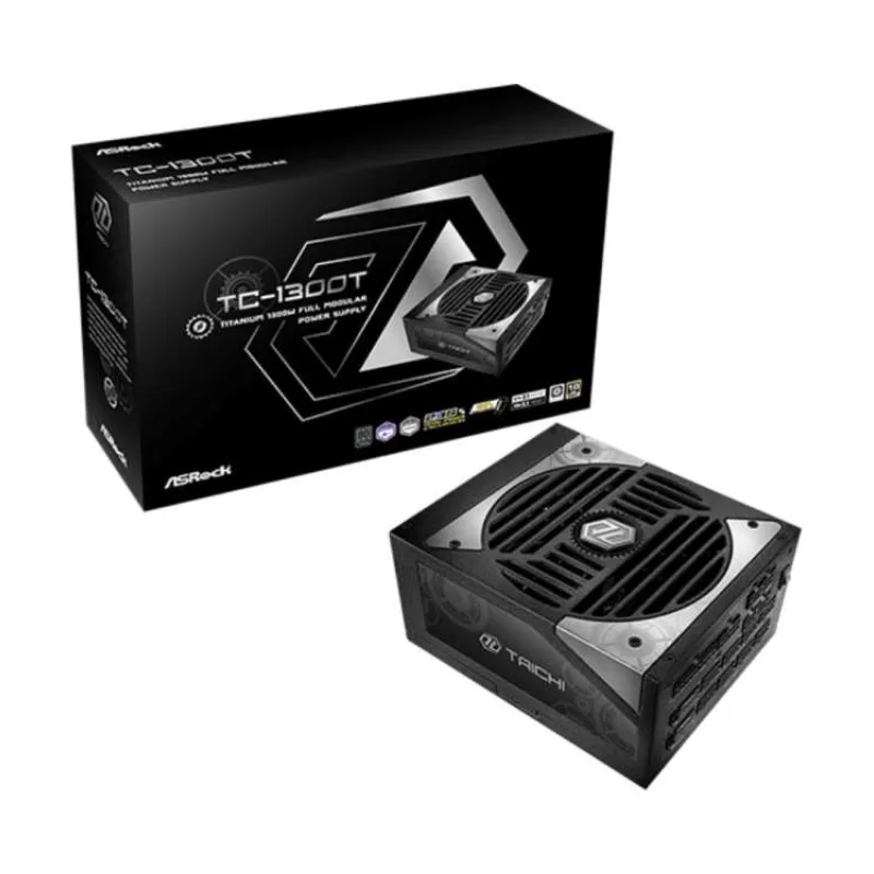 ASROCK zdroj TC-1300T,1300W, 80Plus Titanium, 135 mm, ATX 3.1 (TC-1300T)