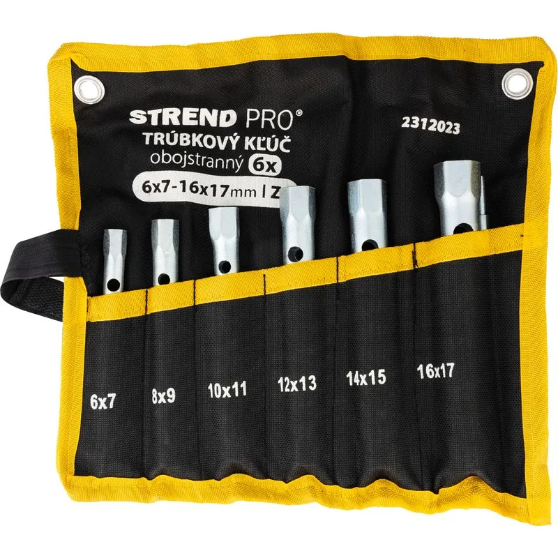 Sada trúbkových kľúčov Strend Pro – 6x7 až 16x17 mm, 6 ks