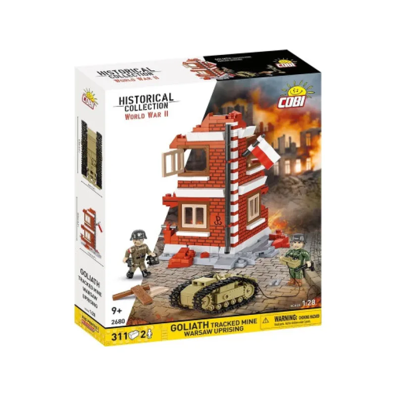 Cobi 2680 II WW GOLIATH lehký nosič nálože, Varšavské povstání, 1:28, 311 k, 2 f