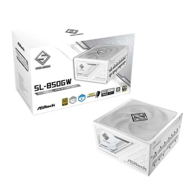 ASROCK zdroj SL-850GW,850W, 80Plus Gold, 135 mm, ATX 3.1 (SL-850GW)