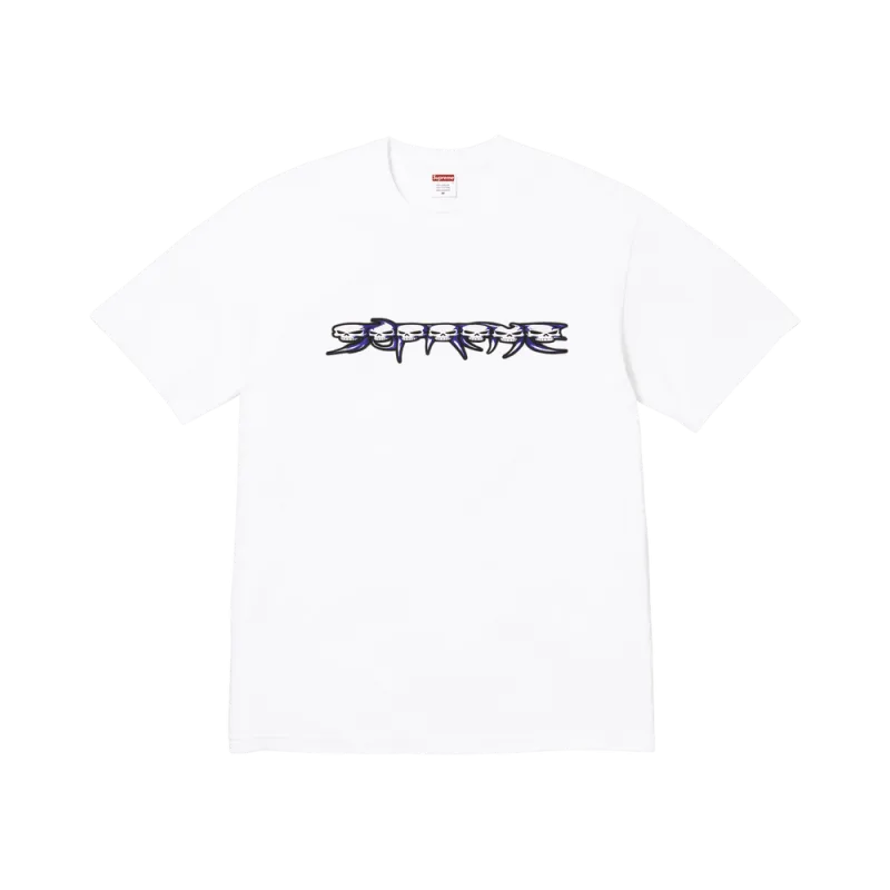 Supreme Skulls Spellout Tee 'White' - M