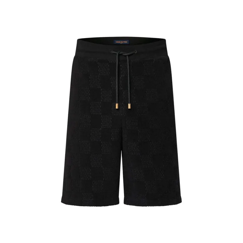 Louis Vuitton Damier French Terry Cotton Shorts - XS