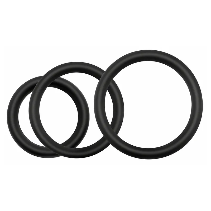 crushious SILICONE PENIS RING SET (3ks)