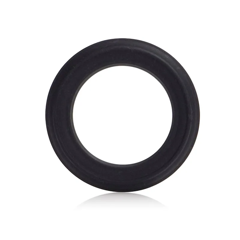 SCALA Caesar Silicone Ring Black
