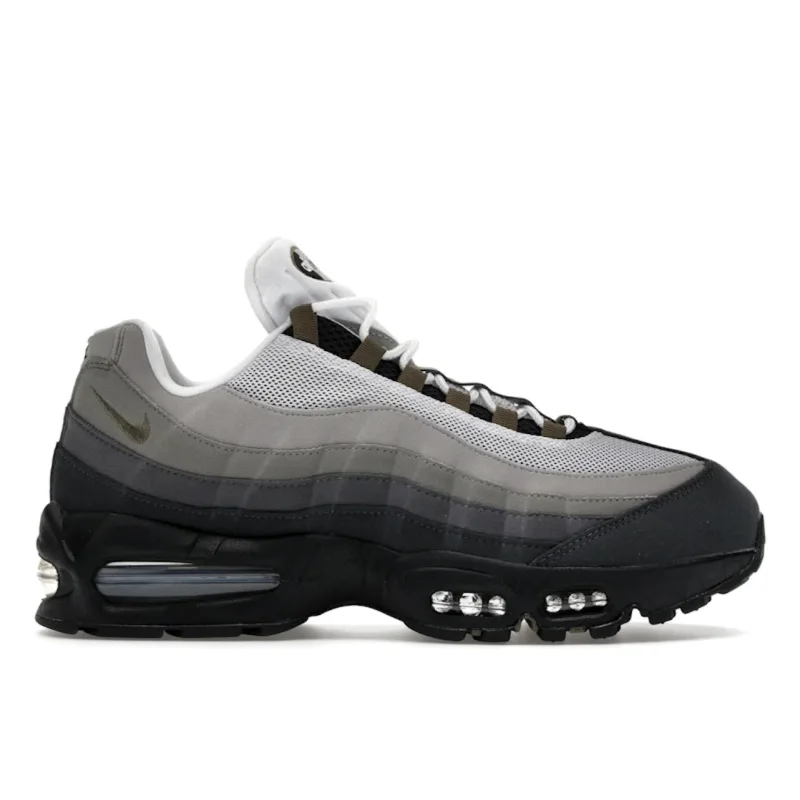 Nike Air Max 95 OG Big Bubble Black Medium Olive (Women's) - 38.5