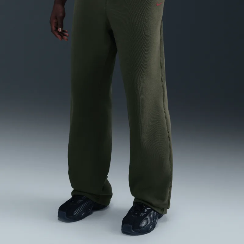Nike Nocta Fleece Pant Khaki Red - XL
