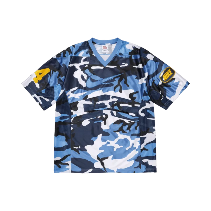 Supreme x Nike Jersey Blue Camo - L
