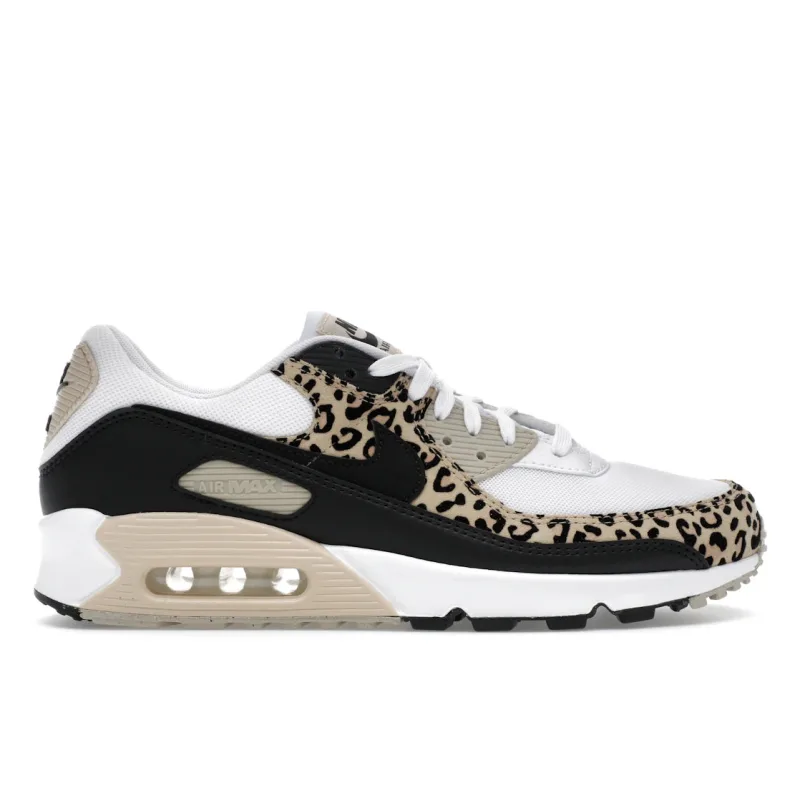 Nike Air Max 90 Leopard Sanddrift Black (Women's) - 44