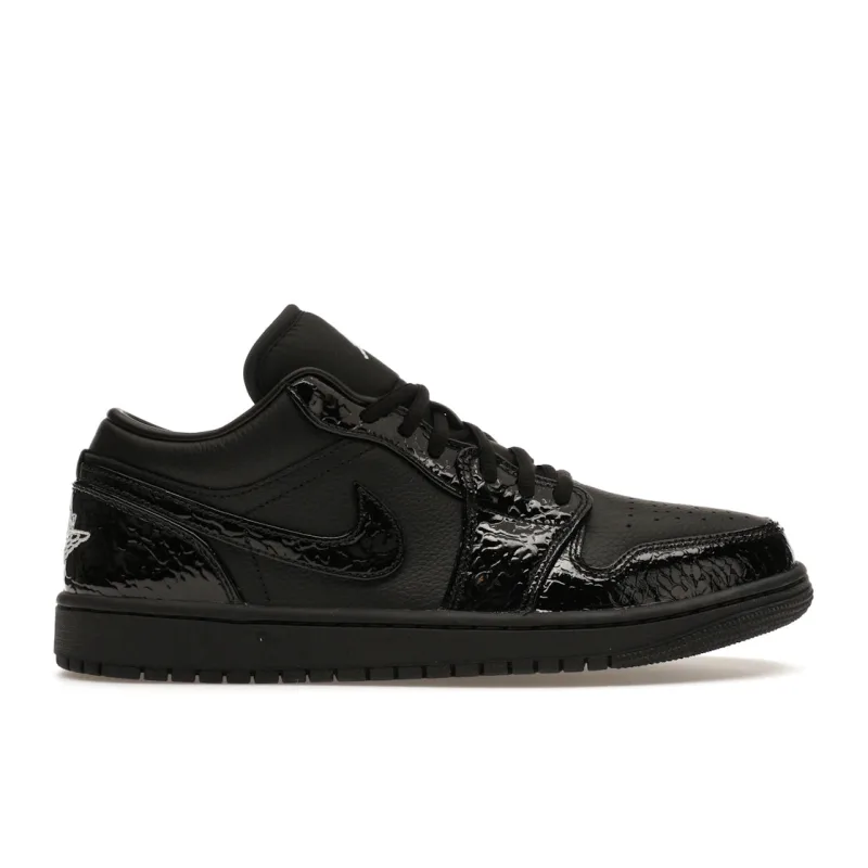 Jordan 1 Low SE Patent Elephant Black (Women's) - 37.5