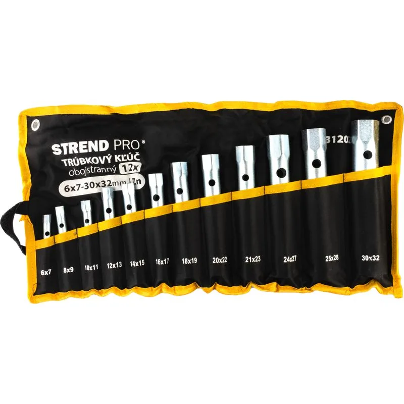 Sada trúbkových kľúčov Strend Pro – 6x7 až 30x32 mm, 12 ks