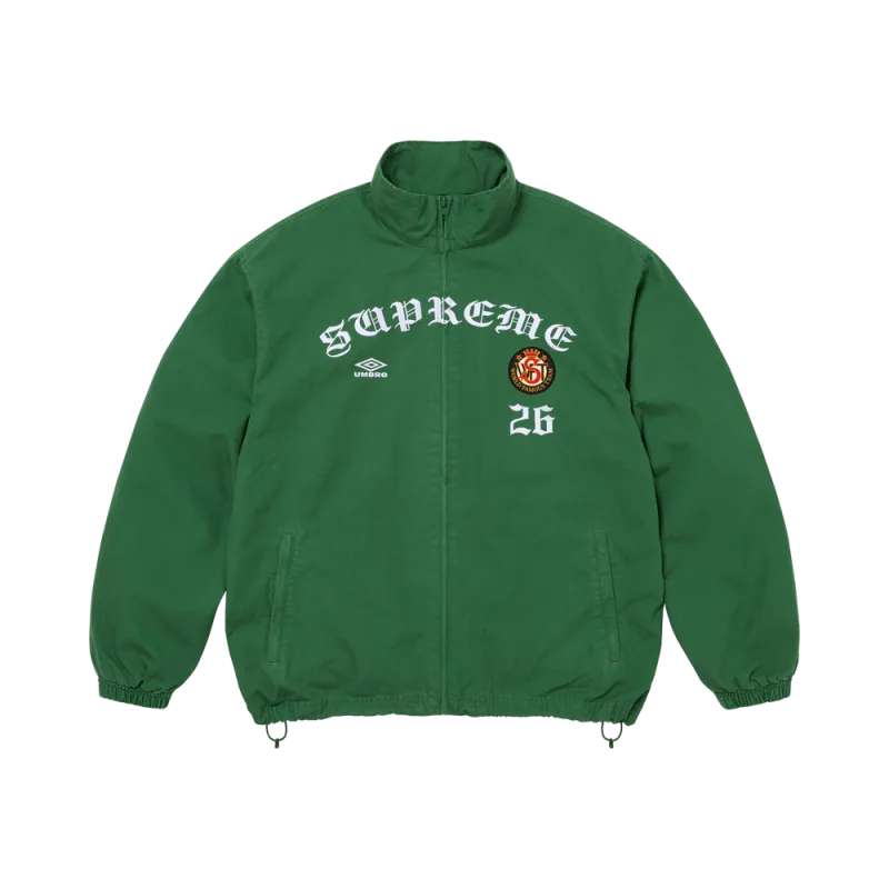 Supreme x Umbro Cotton Ripstop Track Jacket 'Green' - M