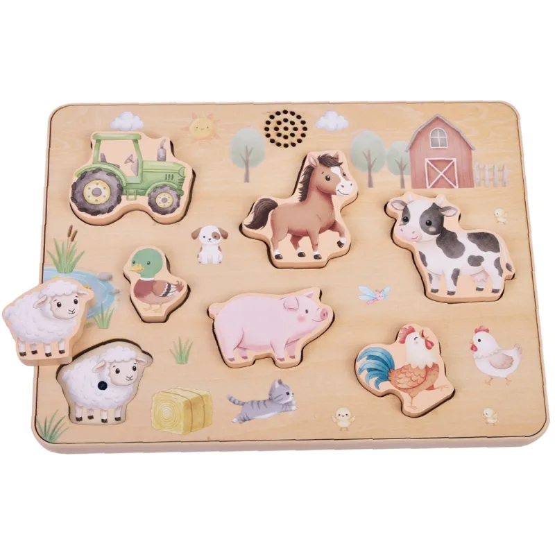 2Kids Toys 2Kids Toys Vkladacie puzzle Zvuky na farme