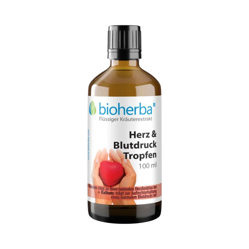 Bioherba Kvapky na srdce a krvný tlak – tinktúra – 100 ml –