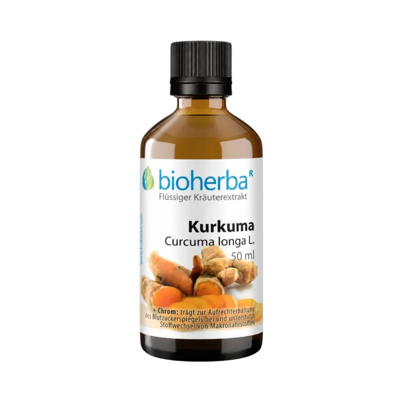 Bioherba Kurkuma kvapky – tinktúra – 50 ml –